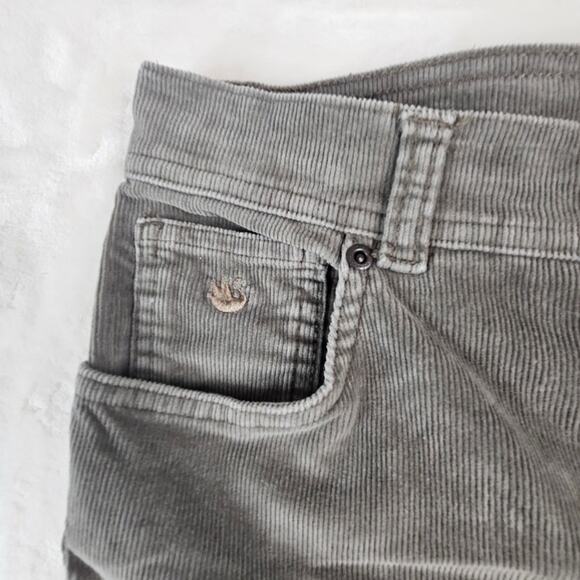 Gloria Vanderbilt Corduroy Jeans Denim 10 Petite 10P Comfort Gray - Picture 6 of 10